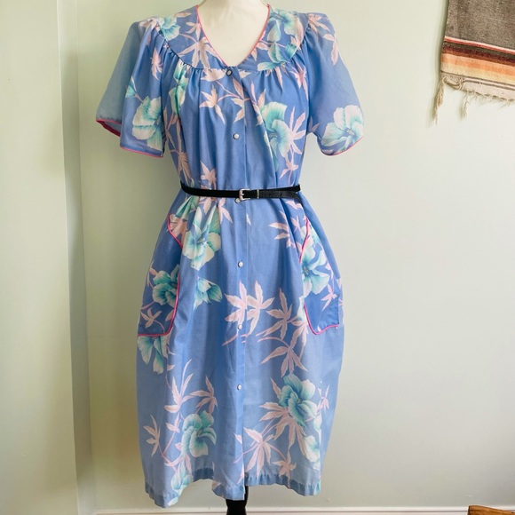 Vintage Dresses & Skirts - Ladies Vintage Cotton Dress 1X